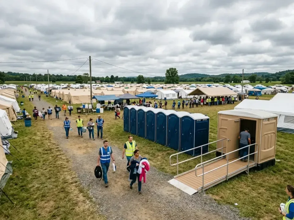 disaster-relief-camp-restrooms-010 — frequently asked questions, Dumpster & Portable Bathrooms Rental in Woodcreek, TX